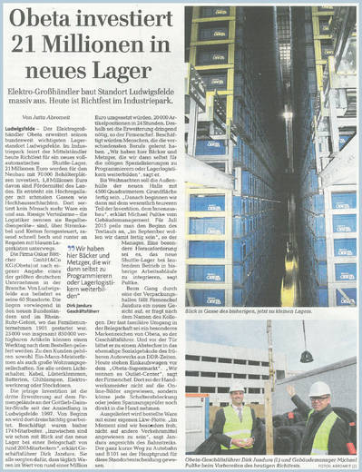 Obeta / Technilog - Logistikgebäude in Ludwigsfelde